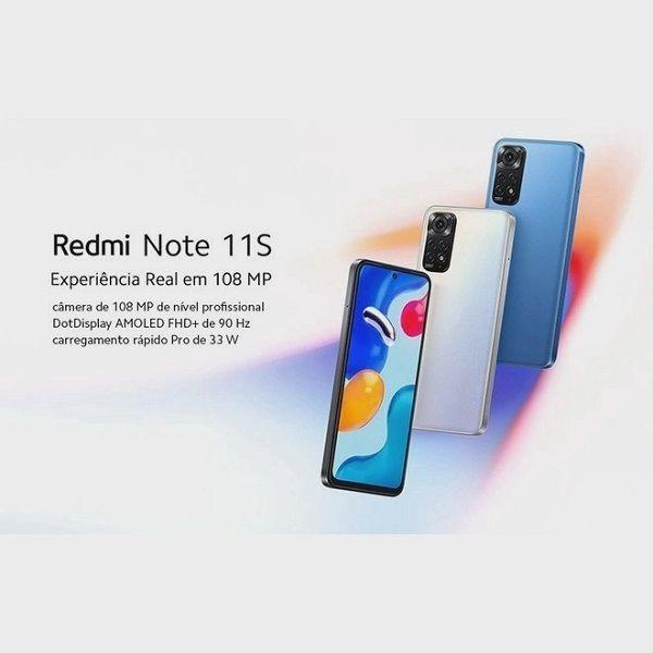 Smartphone Xiaomi Redmi Note 11S, 128Gb, Tela 6.43